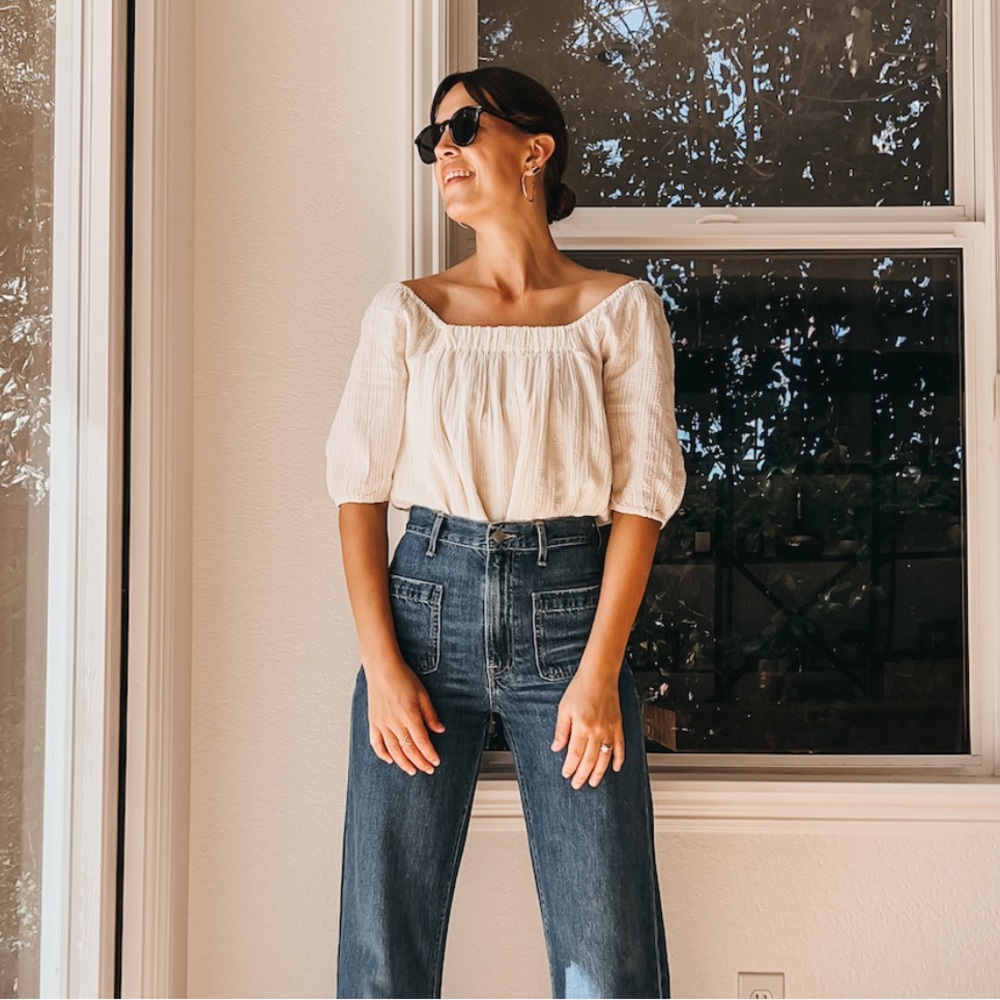 ABLE Amanda Swing Top in Antique White
